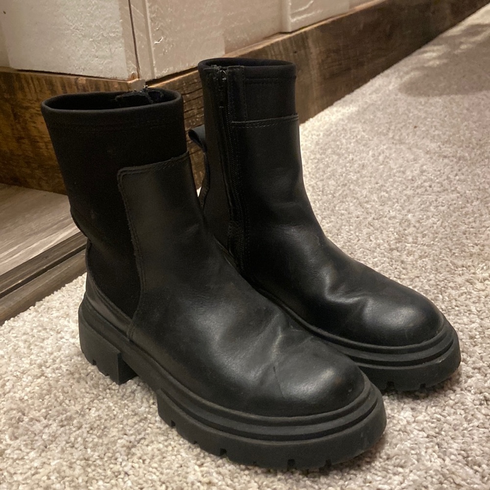 Kids Black Zara Boots
